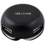 POWERTECH USB 2.0V HUB 4 PORT - BLACK - (PT-166)