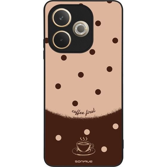 Sonique ���� Delulu Polka Era Series ��� Oppo A5 Pro 5G Coffee First