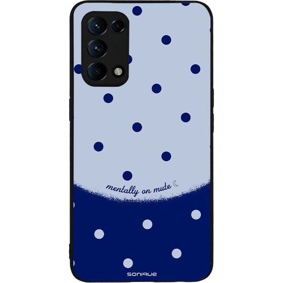 Sonique ���� Delulu Polka Era Series ��� Oppo Find X3 Lite 5G Blue Mentally