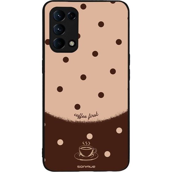 Sonique ���� Delulu Polka Era Series ��� Oppo Find X3 Lite 5G Coffee First