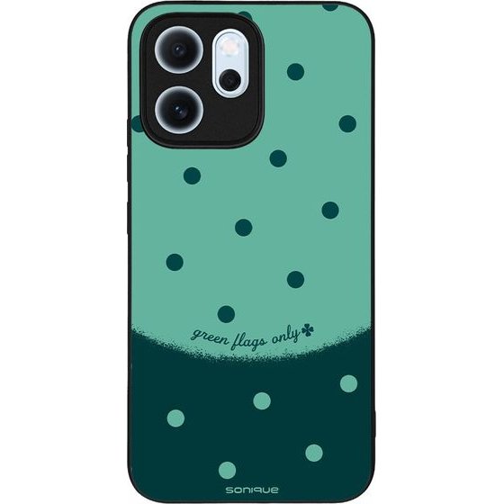Sonique ���� Delulu Polka Era Series ��� Oppo Reno14 F 5G / Oppo Reno14 Fs 5G Green Flags