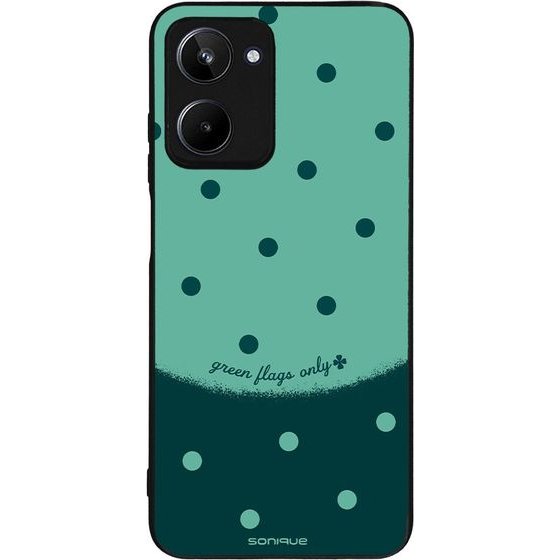 Sonique ���� Delulu Polka Era Series ��� Realme 10 4G Green Flags