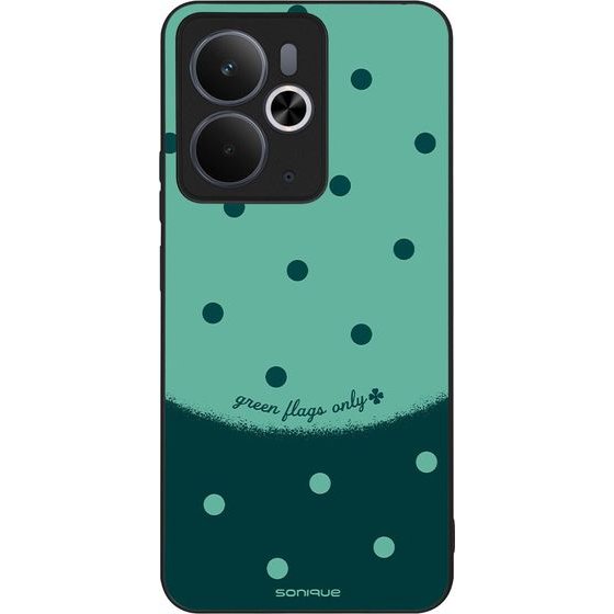 Sonique ���� Delulu Polka Era Series ��� Realme 14 5G / Realme 14T 5G Green Flags