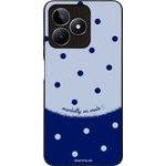 Sonique ���� Delulu Polka Era Series ��� Realme C51 / Realme C53 / Realme Note 50 4G Blue Mentally