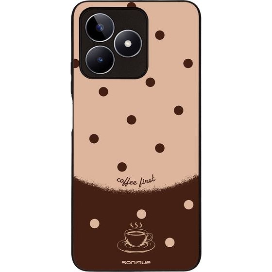 Sonique ���� Delulu Polka Era Series ��� Realme C51 / Realme C53 / Realme Note 50 4G Coffee First