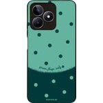 Sonique ���� Delulu Polka Era Series ��� Realme C51 / Realme C53 / Realme Note 50 4G Green Flags