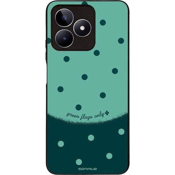 Sonique ���� Delulu Polka Era Series ��� Realme C51 / Realme C53 / Realme Note 50 4G Green Flags