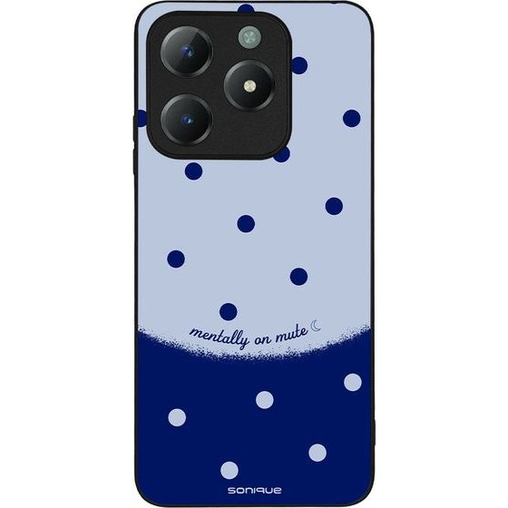 Sonique ���� Delulu Polka Era Series ��� Realme C61 4G / Realme C63 4G / Realme Note 60X 4G Blue Mentally