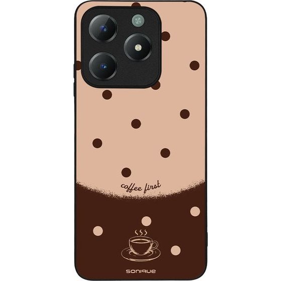 Sonique ���� Delulu Polka Era Series ��� Realme C61 4G / Realme C63 4G / Realme Note 60X 4G Coffee First