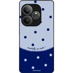 Sonique ���� Delulu Polka Era Series ��� Realme Gt 6 5G / Realme Gt 6T 5G Blue Mentally