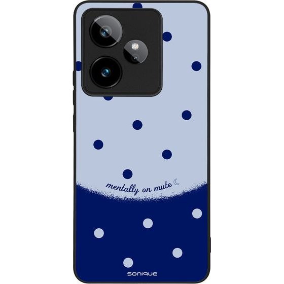 Sonique ���� Delulu Polka Era Series ��� Realme Gt 7 5G / Realme Gt 7T 5G Blue Mentally