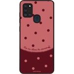 Sonique ���� Delulu Polka Era Series ��� Samsung Galaxy A21s Blame Cherries