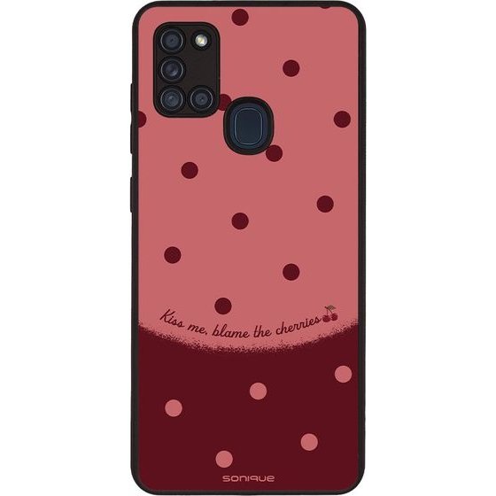 Sonique ���� Delulu Polka Era Series ��� Samsung Galaxy A21s Blame Cherries