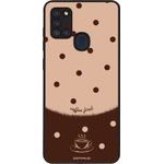 Sonique ���� Delulu Polka Era Series ��� Samsung Galaxy A21s Coffee First