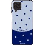 Sonique ���� Delulu Polka Era Series ��� Samsung Galaxy A22 4G / Galaxy M32 4G / Galaxy M22 4G Blue Mentally