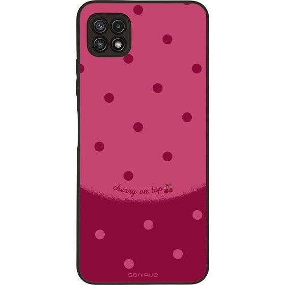 Sonique ���� Delulu Polka Era Series ��� Samsung Galaxy A22 5G Top Cherry