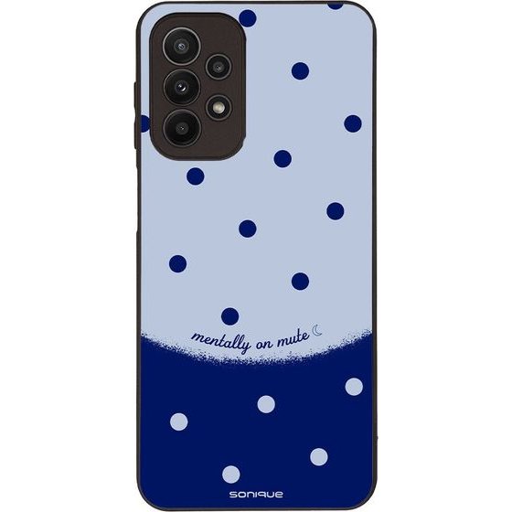 Sonique ���� Delulu Polka Era Series ��� Samsung Galaxy A23 5G / Galaxy A23 4G Blue Mentally