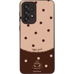 Sonique ���� Delulu Polka Era Series ��� Samsung Galaxy A33 5G Coffee First
