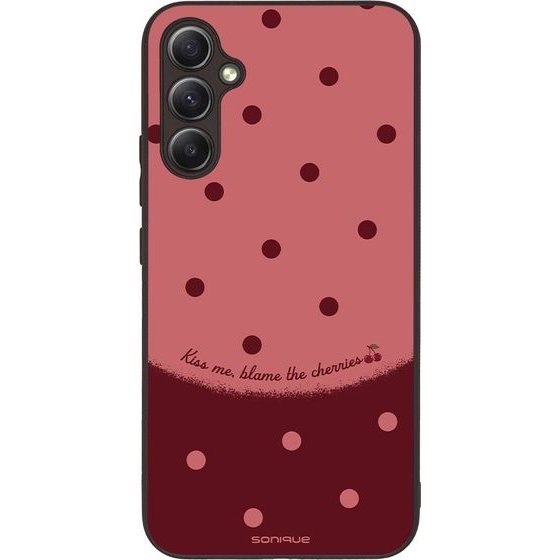 Sonique ���� Delulu Polka Era Series ��� Samsung Galaxy A34 5G Blame Cherries