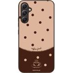 Sonique ���� Delulu Polka Era Series ��� Samsung Galaxy A34 5G Coffee First