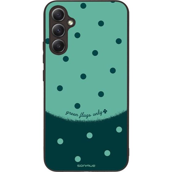 Sonique ���� Delulu Polka Era Series ��� Samsung Galaxy A34 5G Green Flags