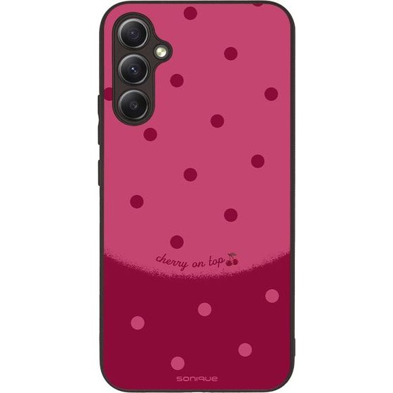Sonique ���� Delulu Polka Era Series ��� Samsung Galaxy A34 5G Top Cherry