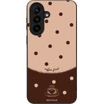 Sonique ���� Delulu Polka Era Series ��� Samsung Galaxy A37 5G Coffee First