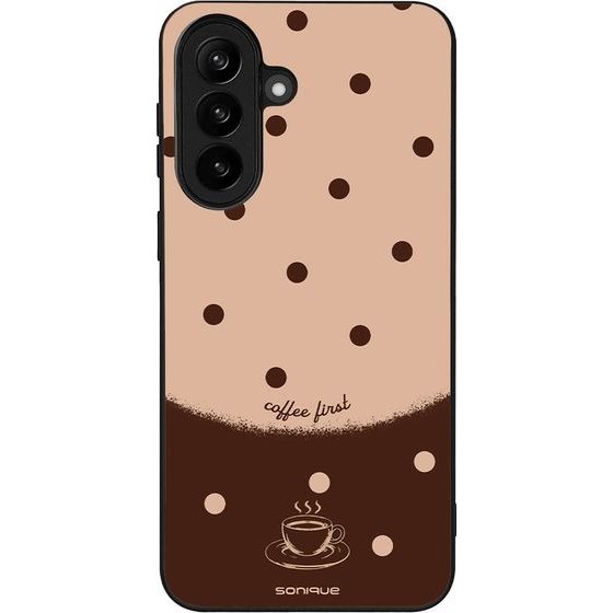 Sonique ���� Delulu Polka Era Series ��� Samsung Galaxy A37 5G Coffee First