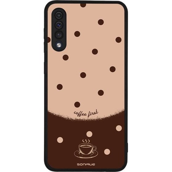 Sonique ���� Delulu Polka Era Series ��� Samsung Galaxy A50 / Galaxy A50S / Galaxy A30S Coffee First