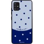 Sonique ���� Delulu Polka Era Series ��� Samsung Galaxy A51 Blue Mentally