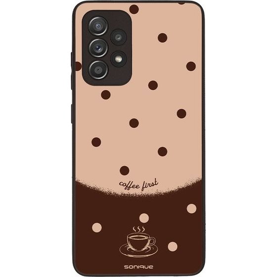 Sonique ���� Delulu Polka Era Series ��� Samsung Galaxy A52 4G/5G / Galaxy A52s 5G Coffee First
