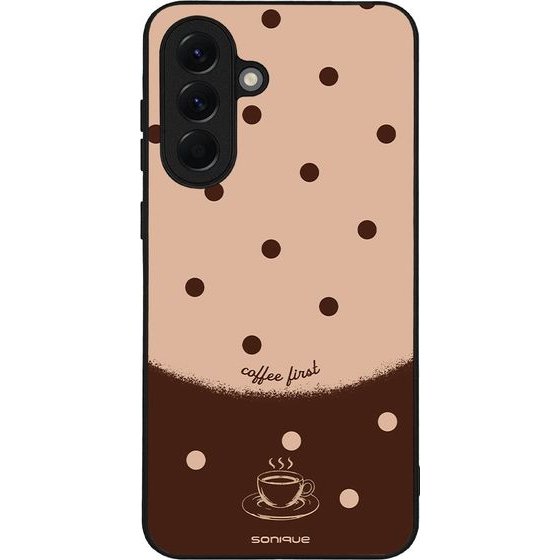Sonique ���� Delulu Polka Era Series ��� Samsung Galaxy A56 5G Coffee First