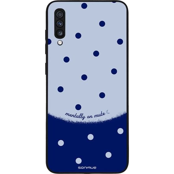 Sonique ���� Delulu Polka Era Series ��� Samsung Galaxy A70/A70s Blue Mentally