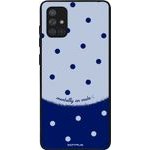 Sonique ���� Delulu Polka Era Series ��� Samsung Galaxy A71 Blue Mentally