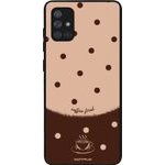 Sonique ���� Delulu Polka Era Series ��� Samsung Galaxy A71 Coffee First