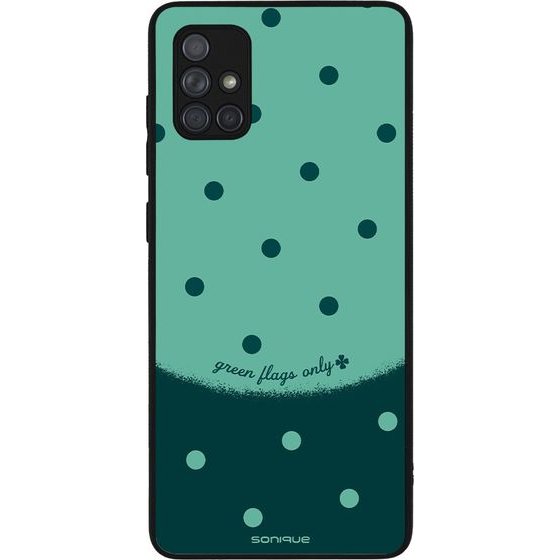 Sonique ���� Delulu Polka Era Series ��� Samsung Galaxy A71 Green Flags