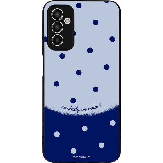 Sonique ���� Delulu Polka Era Series ��� Samsung Galaxy M13 4G Blue Mentally