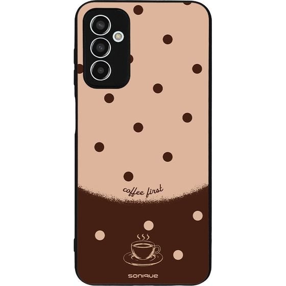 Sonique ���� Delulu Polka Era Series ��� Samsung Galaxy M13 4G Coffee First