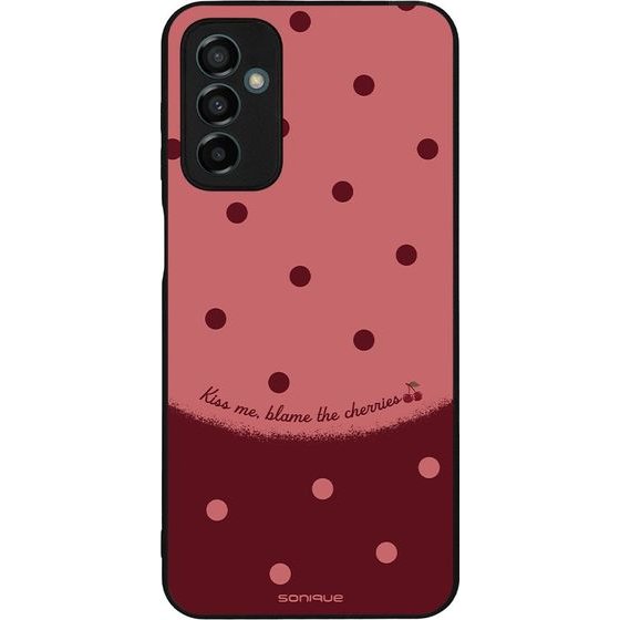 Sonique ���� Delulu Polka Era Series ��� Samsung Galaxy M23 5G Blame Cherries