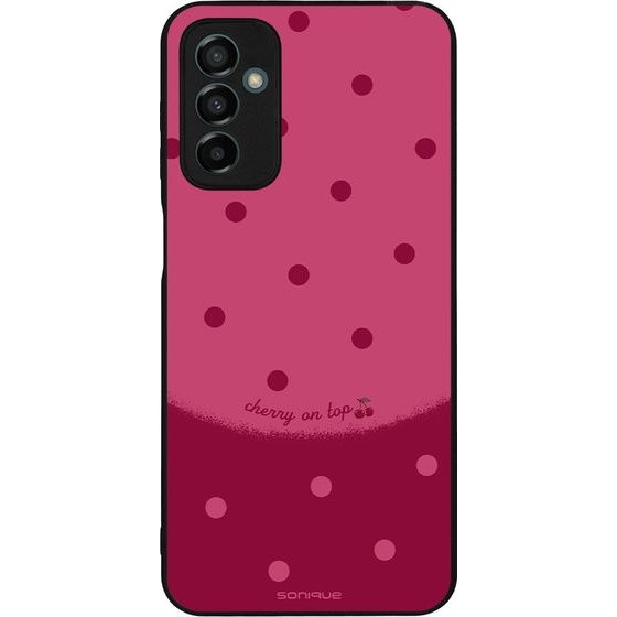 Sonique ���� Delulu Polka Era Series ��� Samsung Galaxy M23 5G Top Cherry