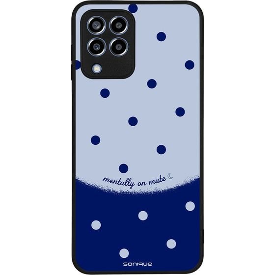 Sonique ���� Delulu Polka Era Series ��� Samsung Galaxy M33 5G Blue Mentally
