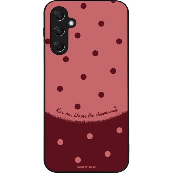 Sonique ���� Delulu Polka Era Series ��� Samsung Galaxy M34 5G Blame Cherries