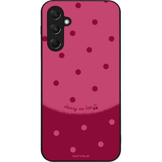 Sonique ���� Delulu Polka Era Series ��� Samsung Galaxy M34 5G Top Cherry