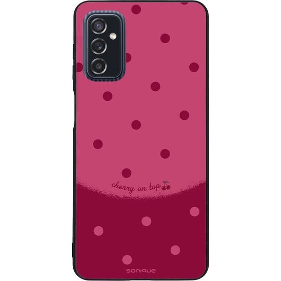 Sonique ���� Delulu Polka Era Series ��� Samsung Galaxy M52 5G Top Cherry