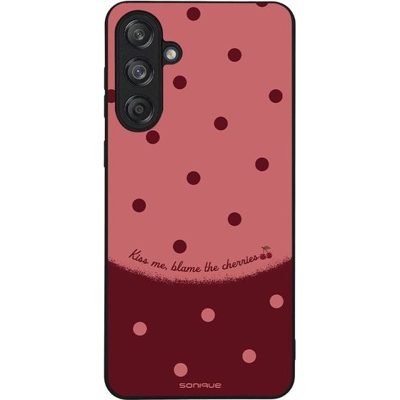 Sonique ���� Delulu Polka Era Series ��� Samsung Galaxy M55 5G Blame Cherries