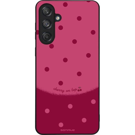 Sonique ���� Delulu Polka Era Series ��� Samsung Galaxy M55 5G Top Cherry
