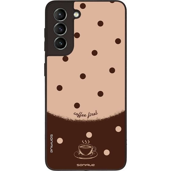 Sonique ���� Delulu Polka Era Series ��� Samsung Galaxy S21 Coffee First