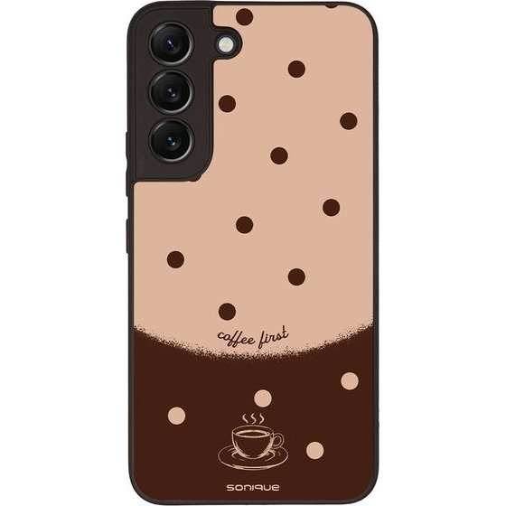 Sonique ���� Delulu Polka Era Series ��� Samsung Galaxy S22 Coffee First