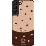 Sonique ���� Delulu Polka Era Series ��� Samsung Galaxy S22 Plus Coffee First