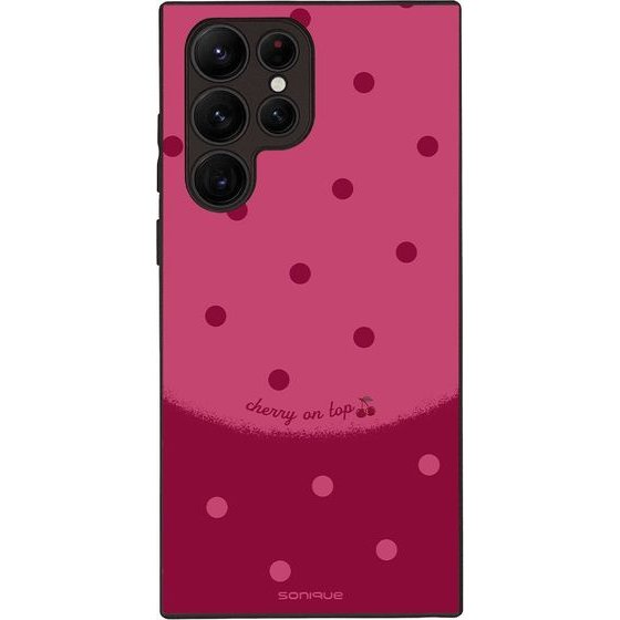Sonique ���� Delulu Polka Era Series ��� Samsung Galaxy S22 Ultra Top Cherry